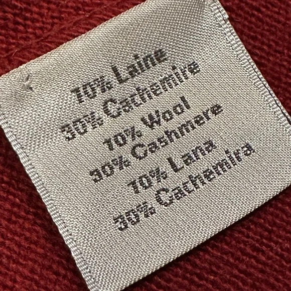 Hermes Quarter Button Neck Cashmere & Wool Jumper Mens L - Picture 14 of 16